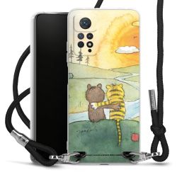 New Carry Case Transparent Stoff schwarz/silber