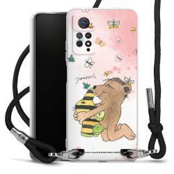 New Carry Case Transparent Stoff schwarz/silber