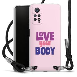 New Carry Case Transparent Stoff schwarz/silber