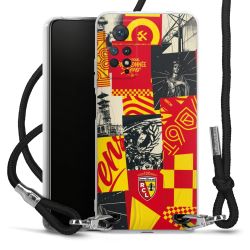 New Carry Case Transparent Stoff schwarz/silber