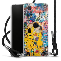 New Carry Case Transparent Stoff schwarz/silber