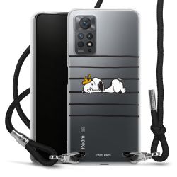 New Carry Case Transparent Stoff schwarz/silber