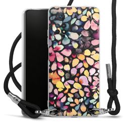 New Carry Case Transparent Stoff schwarz/silber