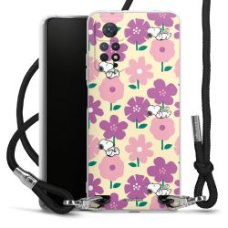 New Carry Case Transparent Stoff schwarz/silber