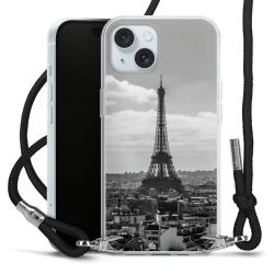 Carry Case Transparent Fabric black/silver