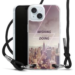 Carry Case Transparent Fabric black/silver