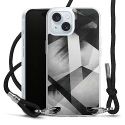 Carry Case Transparent Fabric black/silver