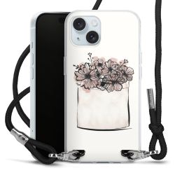 Carry Case Transparent Fabric black/silver