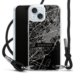 Carry Case Transparent Fabric black/silver