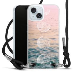 Carry Case Transparent Fabric black/silver