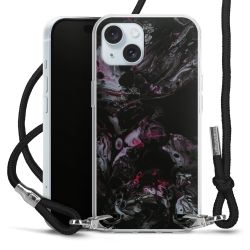 Carry Case Transparent Fabric black/silver