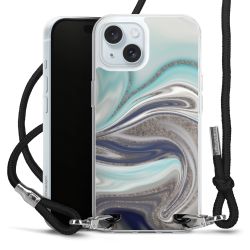 Carry Case Transparent Fabric black/silver