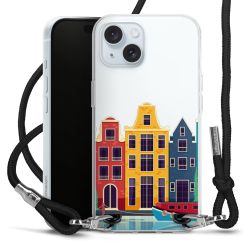 Carry Case Transparent Fabric black/silver