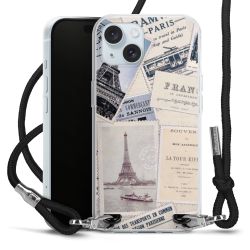 Carry Case Transparent Fabric black/silver