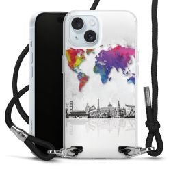 Carry Case Transparent Fabric black/silver