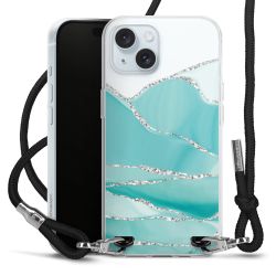 Carry Case Transparent Fabric black/silver