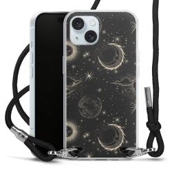 Carry Case Transparent Fabric black/silver