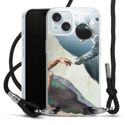 Carry Case Transparent Fabric black/silver