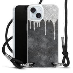 Carry Case Transparent Fabric black/silver