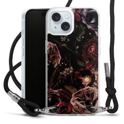 Carry Case Transparent Fabric black/silver