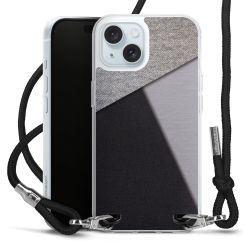 Carry Case Transparent Fabric black/silver