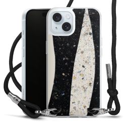 Carry Case Transparent Fabric black/silver