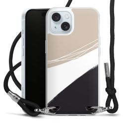 Carry Case Transparent Fabric black/silver