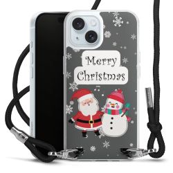 Carry Case Transparent Fabric black/silver