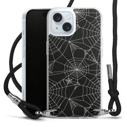 Carry Case Transparent Fabric black/silver