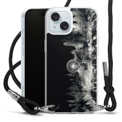 Carry Case Transparent Fabric black/silver