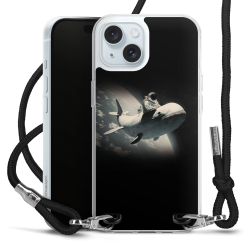 Carry Case Transparent Fabric black/silver