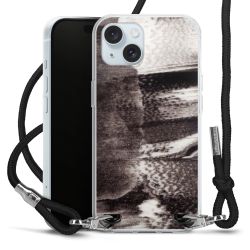 Carry Case Transparent Fabric black/silver