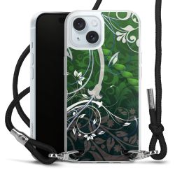 Carry Case Transparent Fabric black/silver