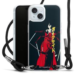 New Carry Case Transparent Stoff schwarz/silber