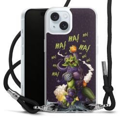 New Carry Case Transparent Stoff schwarz/silber