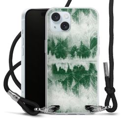 Carry Case Transparent Fabric black/silver