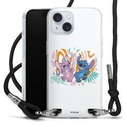 New Carry Case Transparent Stoff schwarz/silber