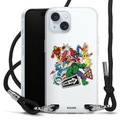 New Carry Case Transparent Stoff schwarz/silber