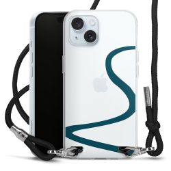 New Carry Case Transparent Stoff schwarz/silber