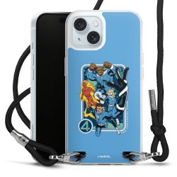 New Carry Case Transparent Stoff schwarz/silber