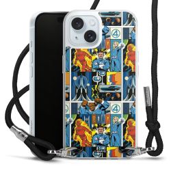 New Carry Case Transparent Stoff schwarz/silber