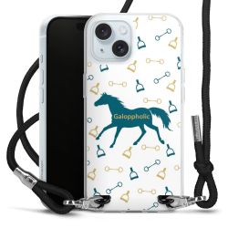 New Carry Case Transparent Stoff schwarz/silber