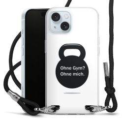 New Carry Case Transparent Stoff schwarz/silber