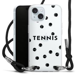 New Carry Case Transparent Stoff schwarz/silber