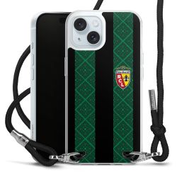 New Carry Case Transparent Stoff schwarz/silber