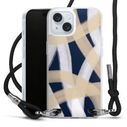 New Carry Case Transparent Stoff schwarz/silber