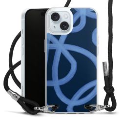 New Carry Case Transparent Stoff schwarz/silber