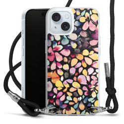 New Carry Case Transparent Stoff schwarz/silber