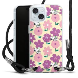 New Carry Case Transparent Stoff schwarz/silber