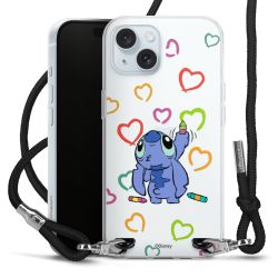 New Carry Case Transparent Stoff schwarz/silber